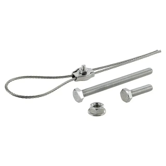 SCHWAIGER Solarmodul-Halterung, 4er Set - schwarz