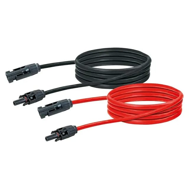 SCHWAIGER Kabel »SOMC4200«, Solarkabel, Verlängerung, 2 m - rot