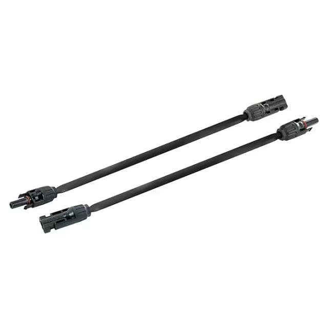 SCHWAIGER Adapter, Flachkabel, 30 cm, 2 Stück - schwarz