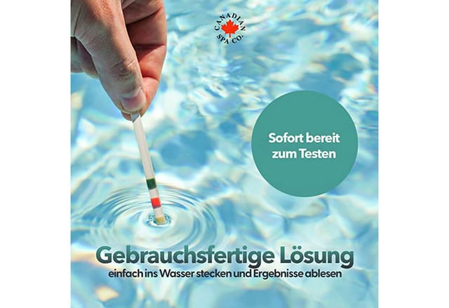 Canadian Spa Wasserteststreifen, 3-in-1, 50 Stück - transparent