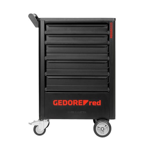GEDORE red Werkzeugwagen, GEDWorker mit 5 Schubladen - schwarz