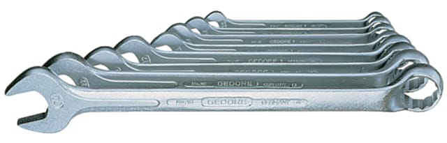 GEDORE Ringmaulschlüssel, 12-teilig 10-32 mm - silberfarben