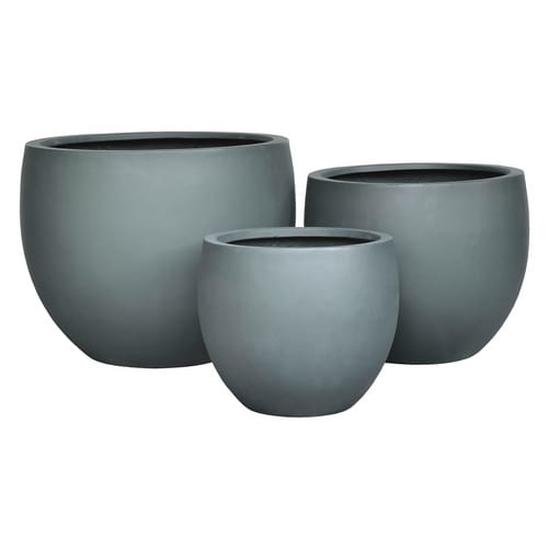 Pflanzgefäß »Rivo«, dunkelgrün, rund, BxHxL: 44 x 36 x 44 cm - gruen