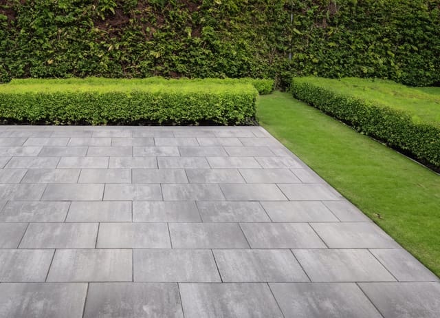 Mr. GARDENER Terrassenplatte »Premia«, LxBxS: 50 x 25 x 4 cm, weiß-anthrazit - grau