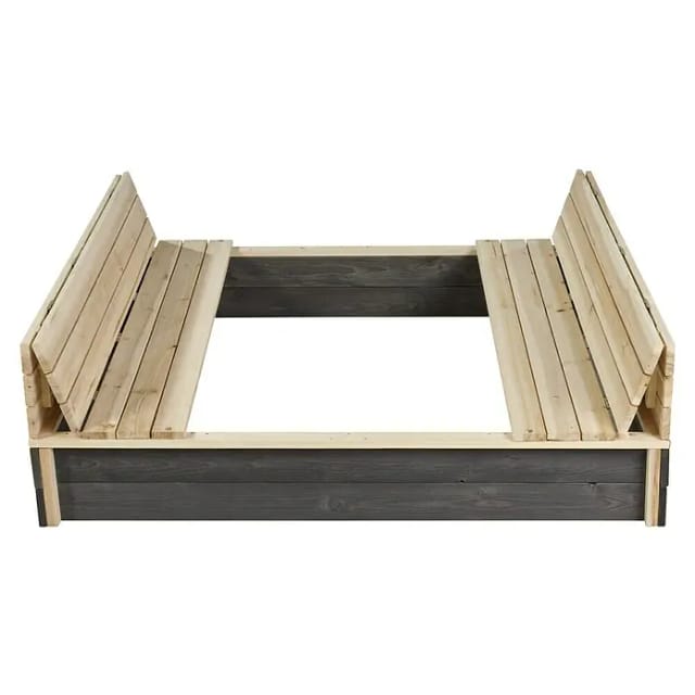 EXIT Toys Sandkasten »Aksent«, 136 x 132 cm (LxB), ab 3 Jahre, Zypressenholz - grau