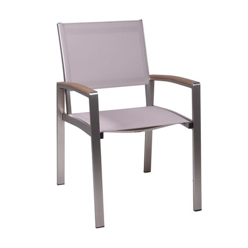 GARDEN PLEASURE Tischgruppe »FLORENCE«, 5-tlg., Grau, Aluminium, Kunststoff