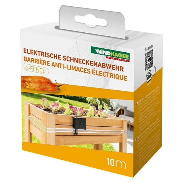 WINDHAGER Schneckenabwehr, elektronisch, 10 m - schwarz
