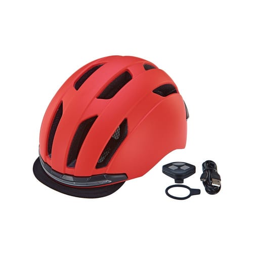PROPHETE Fahrradhelm »ECO Urban«, Inmold Technologie, Größe: 52-58 cm, rot