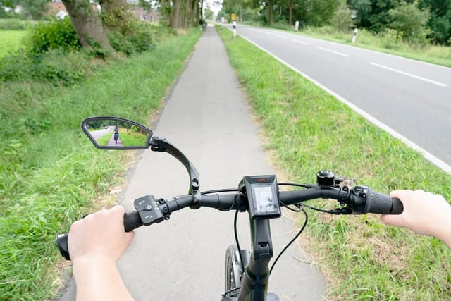 PROPHETE Fahrradspiegel, Lenkermontage - schwarz