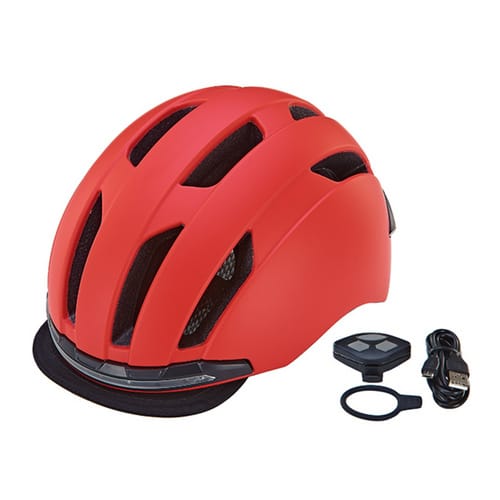 PROPHETE Fahrradhelm »ECO Urban«, Inmold Technologie, Größe: 58-61 cm, rot