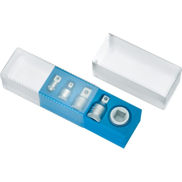 GEDORE Adapterset, Adapter-Satz 1/4" - 3/4", 5-teilig - blau