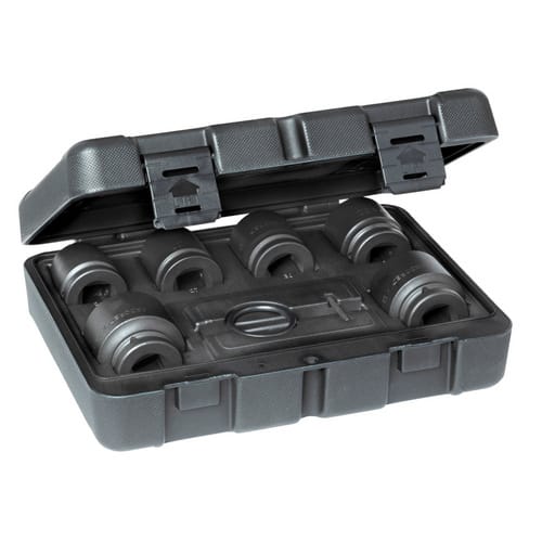 GEDORE Steckschlüsseleinsatz, Kraftschrauber-Satz 3/4" 8-tlg - schwarz