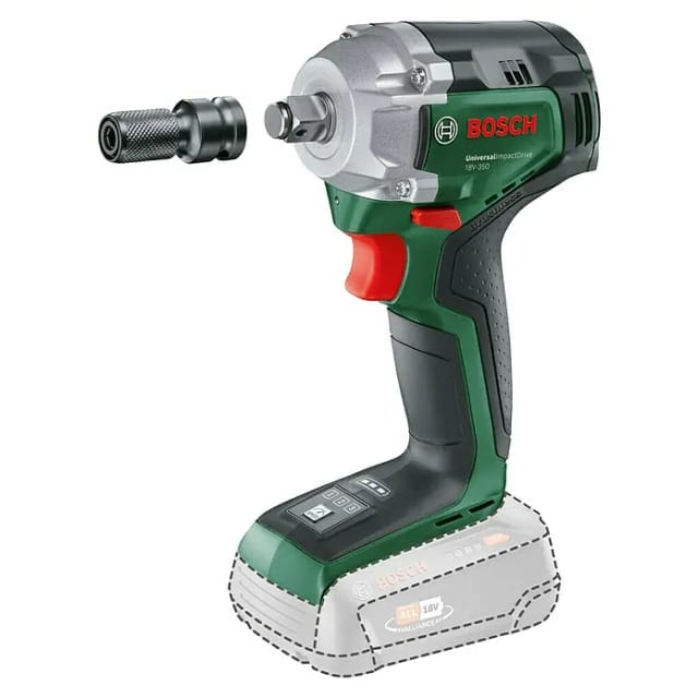 BOSCH Akku-Drehschlagschrauber, UniversalImpactDrive 18V-350 BT - gruen