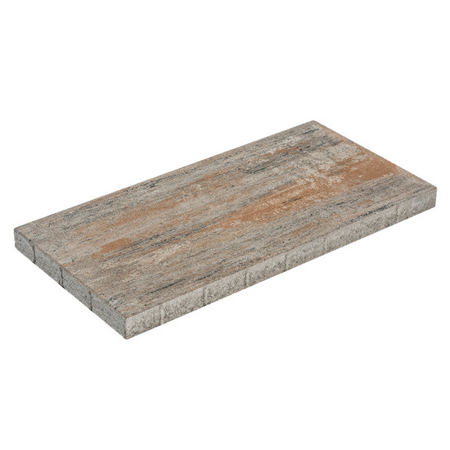 Mr. GARDENER Betonplatte »Pollenca «, Beton, Muschelkalk, LxBxH: 80 x 40 x 4 cm - bunt