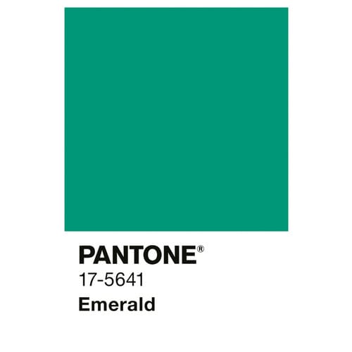ALPINA Wandfarbe »PANTONE«, Emerald, matt, 1 l - gruen