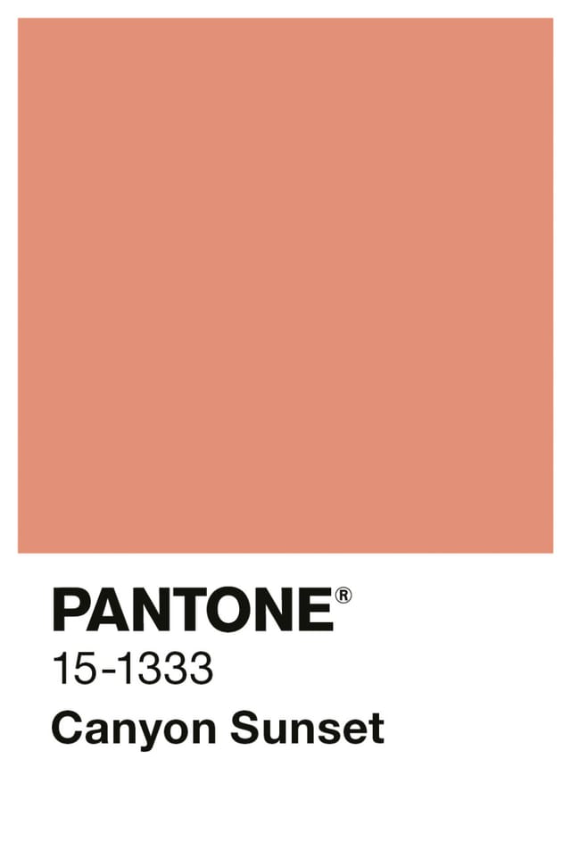 ALPINA Wandfarbe »PANTONE«, Canyon Sunset, matt, 2,5 l - orange