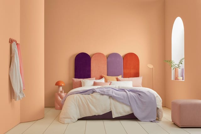 ALPINA Wandfarbe »PANTONE«, Peach Fuzz, matt, 1 l - orange