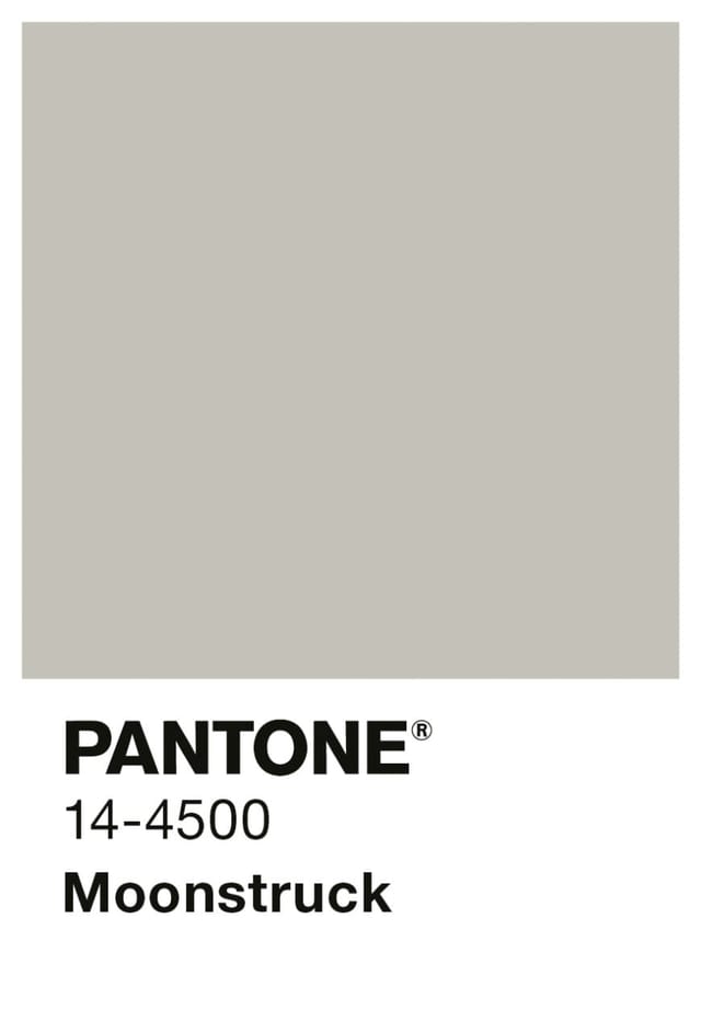 ALPINA Wandfarbe »PANTONE«, Moonstruck, matt, 2,5 l - grau