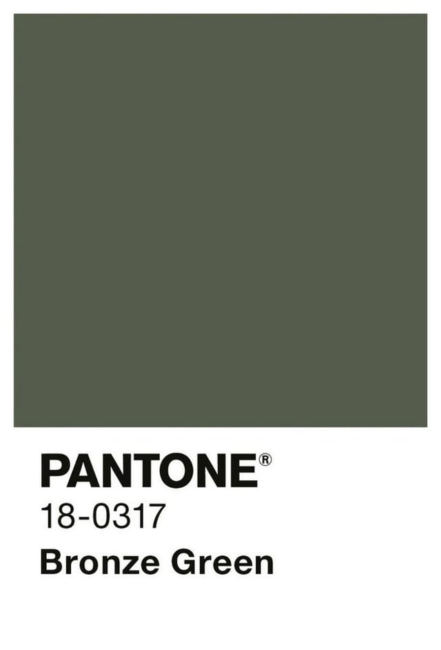 ALPINA Wandfarbe »PANTONE«, Bronze Green, matt, 2,5 l - gruen