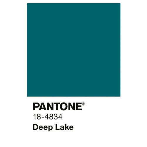 ALPINA Wandfarbe »PANTONE«, Deep Lake, matt, 1 l - blau