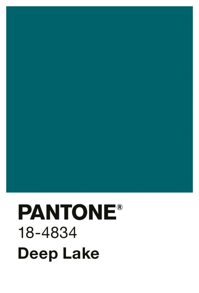 ALPINA Wandfarbe »PANTONE«, Deep Lake, matt, 2,5 l - blau