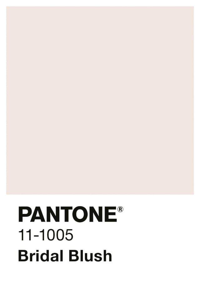 ALPINA Wandfarbe »PANTONE«, Bridal Blush, matt, 2,5 l - beige