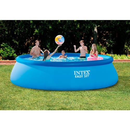 INTEX Pool-Set »Easy Set Pool«, Ø 457 x 107 cm, rund, blau