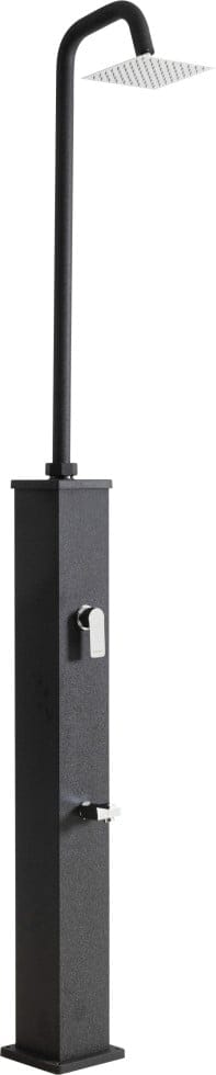 STEINBACH Solardusche »Deluxe Supreme«, Höhe: 226 cm, 26 l-Tank, Aluminium, schwarz