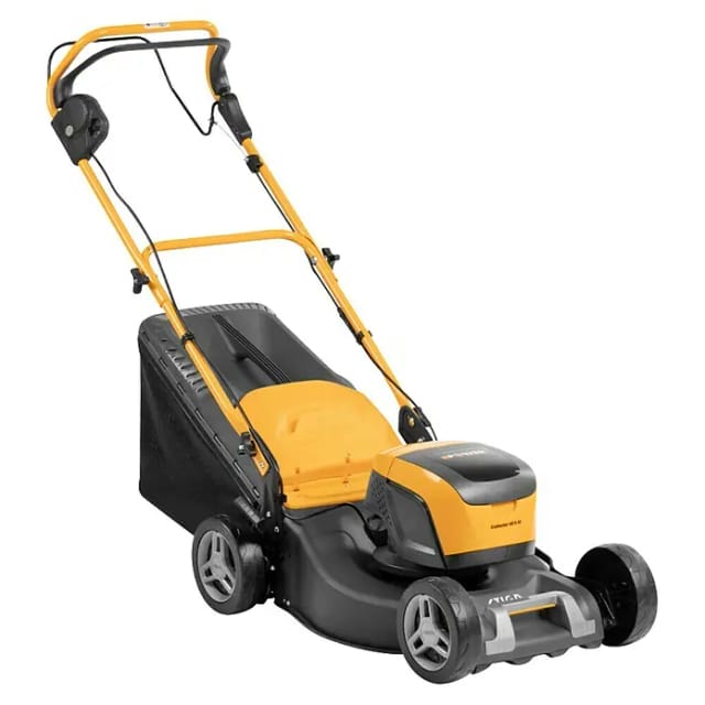 STIGA Akku-Rasenmäher »500«, 48 V, 5 Ah, Schnittbreite: 46 cm, inkl. Akku & Ladegerät - gelb
