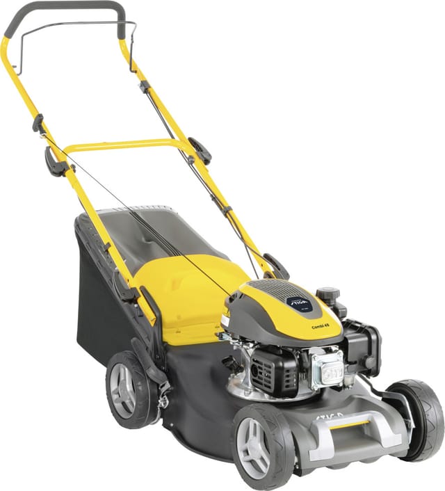 STIGA Benzin-Rasenmäher, 2,2 kw, Flächenempfehlung: max. 1200 m2 - gelb