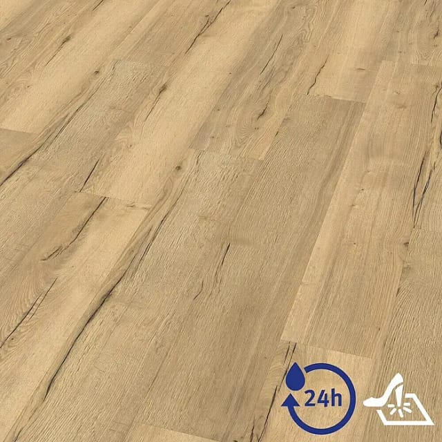 EGGER Designboden »Aquadura«, Halifax Eiche natur - braun