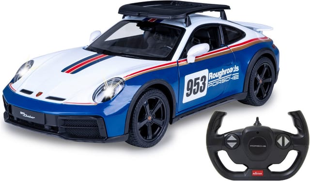JAMARA Ferngesteuertes Fahrzeug »Porsche 911 Dakar Performance«, BxHxL: 14,4 x 10,6 x 32,3 cm, ab 6 Jahren - blau