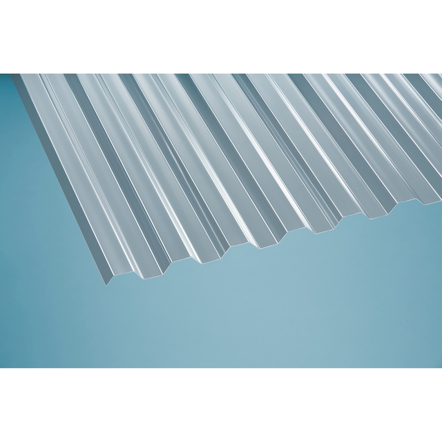 GUTTA Dachplatte »Trapez 70/18«, LxBxS: 2000 x 1090 x 0,8 mm, PET, klar - transparent