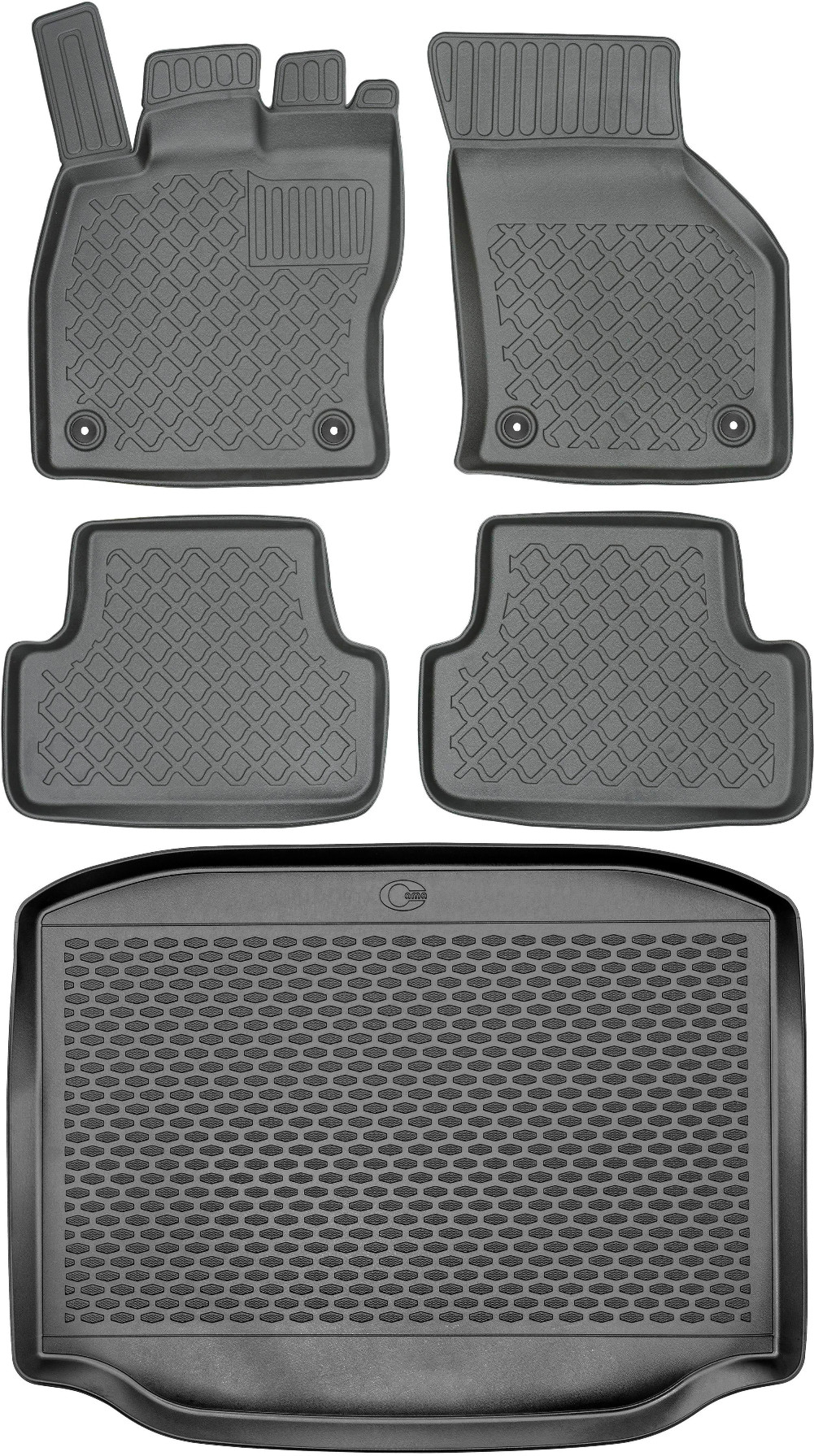 Seat Leon Iii Schrägheck (2012–2019) – Set – Fußmatten + Kofferraummatte
