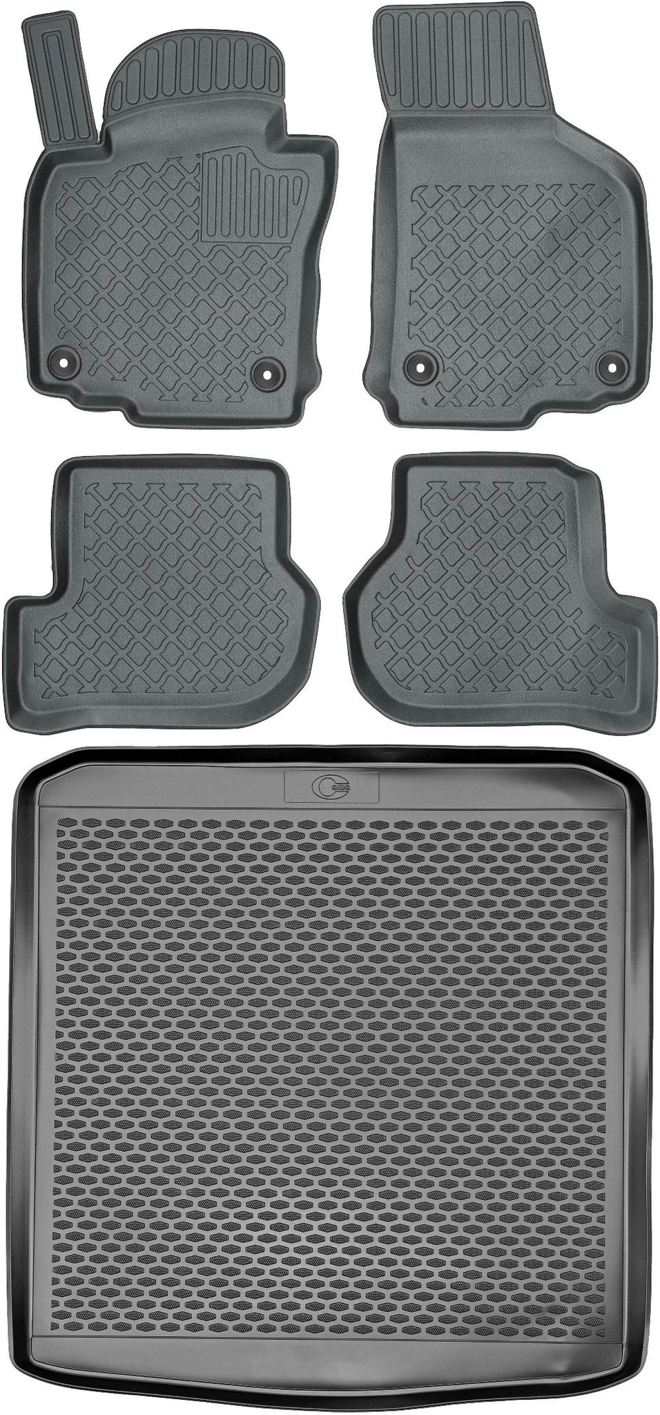 Skoda Octavia Ii Liftback / Kombi (2004–2013) – Set: Automatten + Kofferraummatte