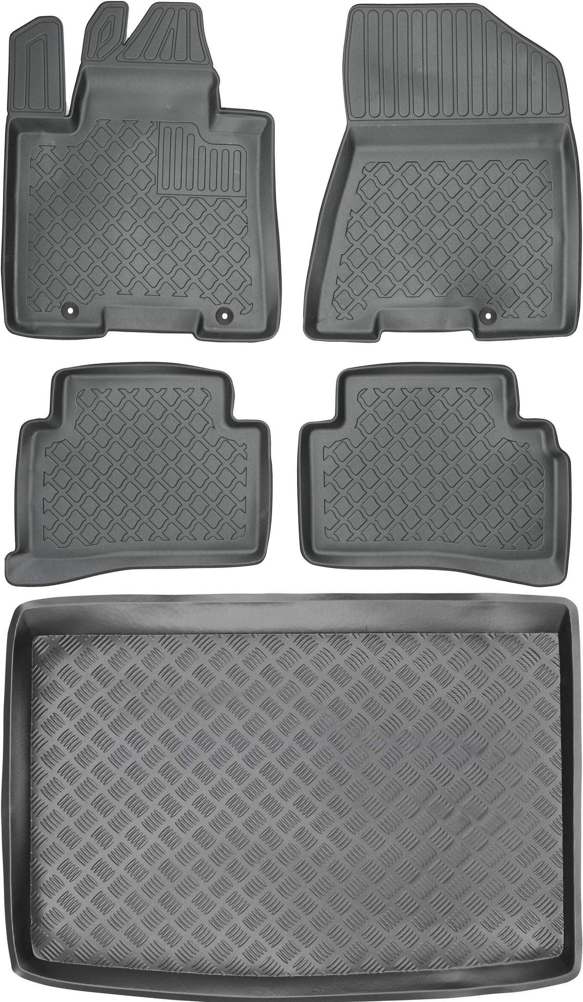 Kia Sportback Iv Suv (2015–2018) – Automatten + Kofferraummatte