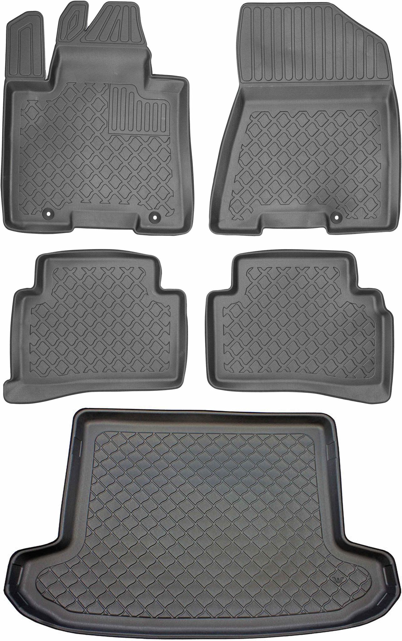 Hyundai Tucson Ii Suv Ab 07.2015 Set - Automatten + Kofferraummatte