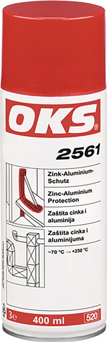 Oks Zink-aluminium-schutzspray Oks 2561 Alufarben400 Ml Spraydose