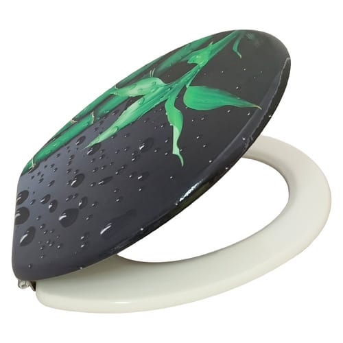 WELLWATER WC-Sitz »Midori«, MDF - schwarz