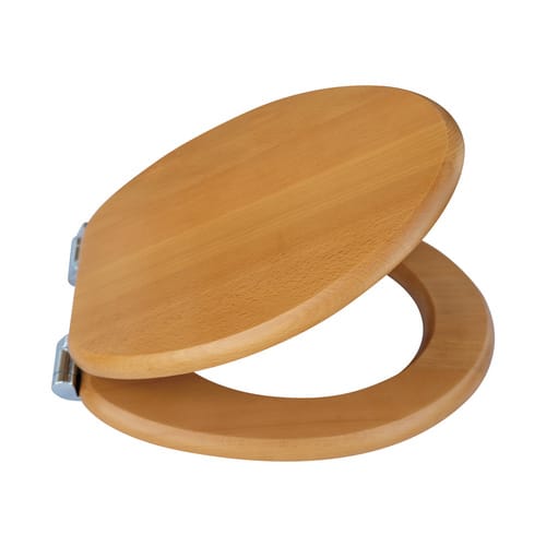 WELLWATER WC-Sitz »Buche«, Soft-Close, Take-Off, Echtholz - braun