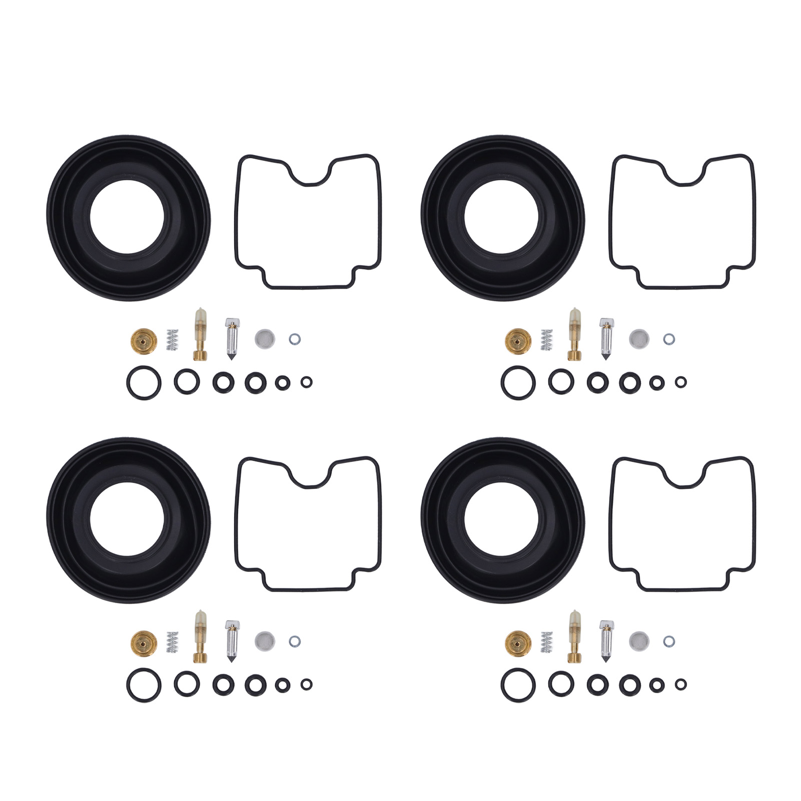56-teiliger Motorrad-vergaser-reparatursatz Mit Membrandichtung, O-ring-ersatz Für Suzuki Gsf1200 Bandit 2001–2006