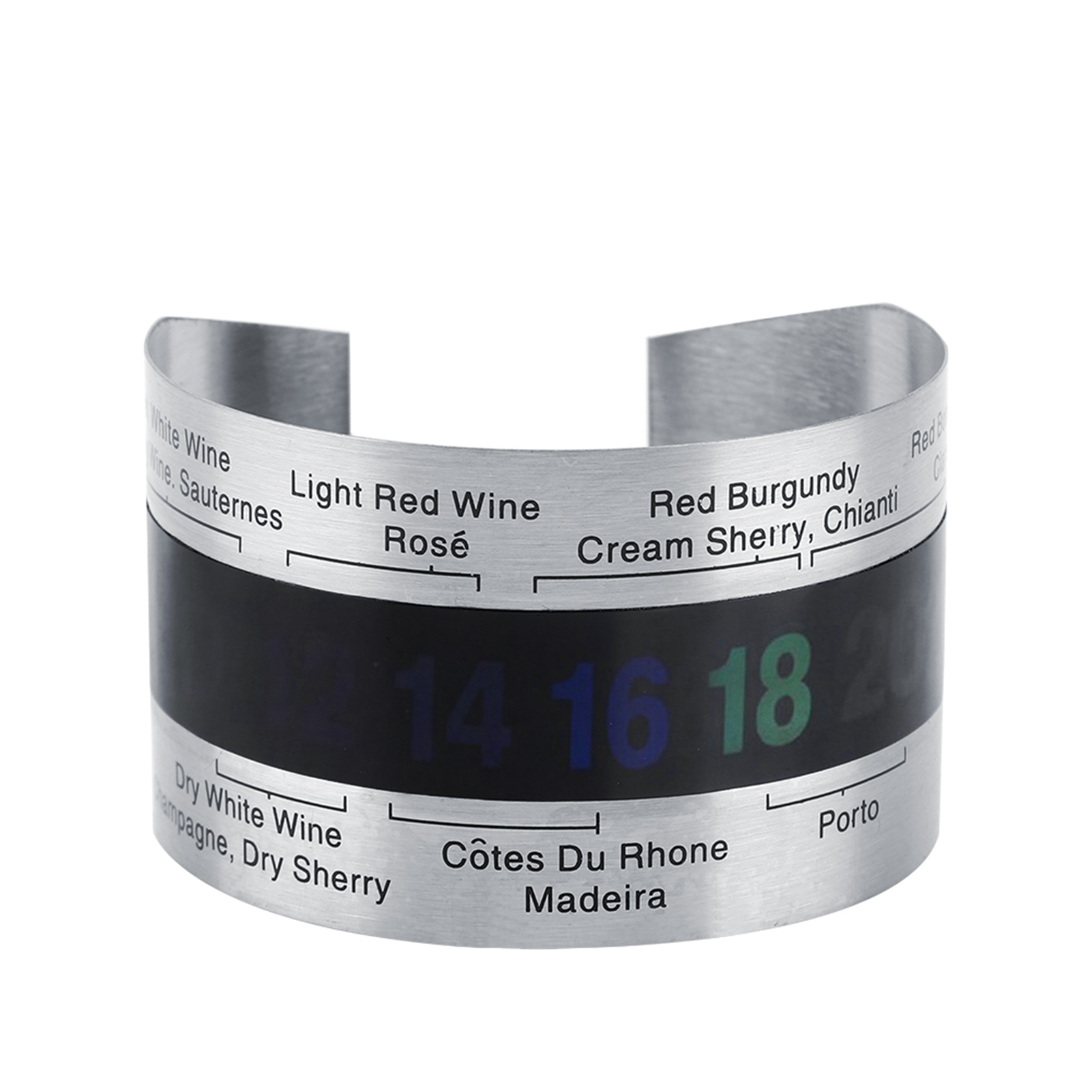 Armbandthermometer, Temperatursensor Lcd -anzeige Weinthermometer Rot Für Küchenbalken Hausbrauen Resaturant