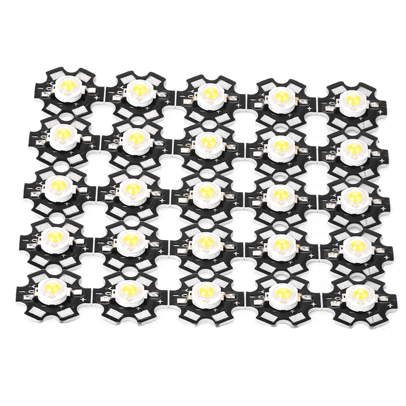 25pcs Hochhelle Integrierte Chip-lichtquelle Led-perlenstrahlerbirne Weiß 30000-35000k