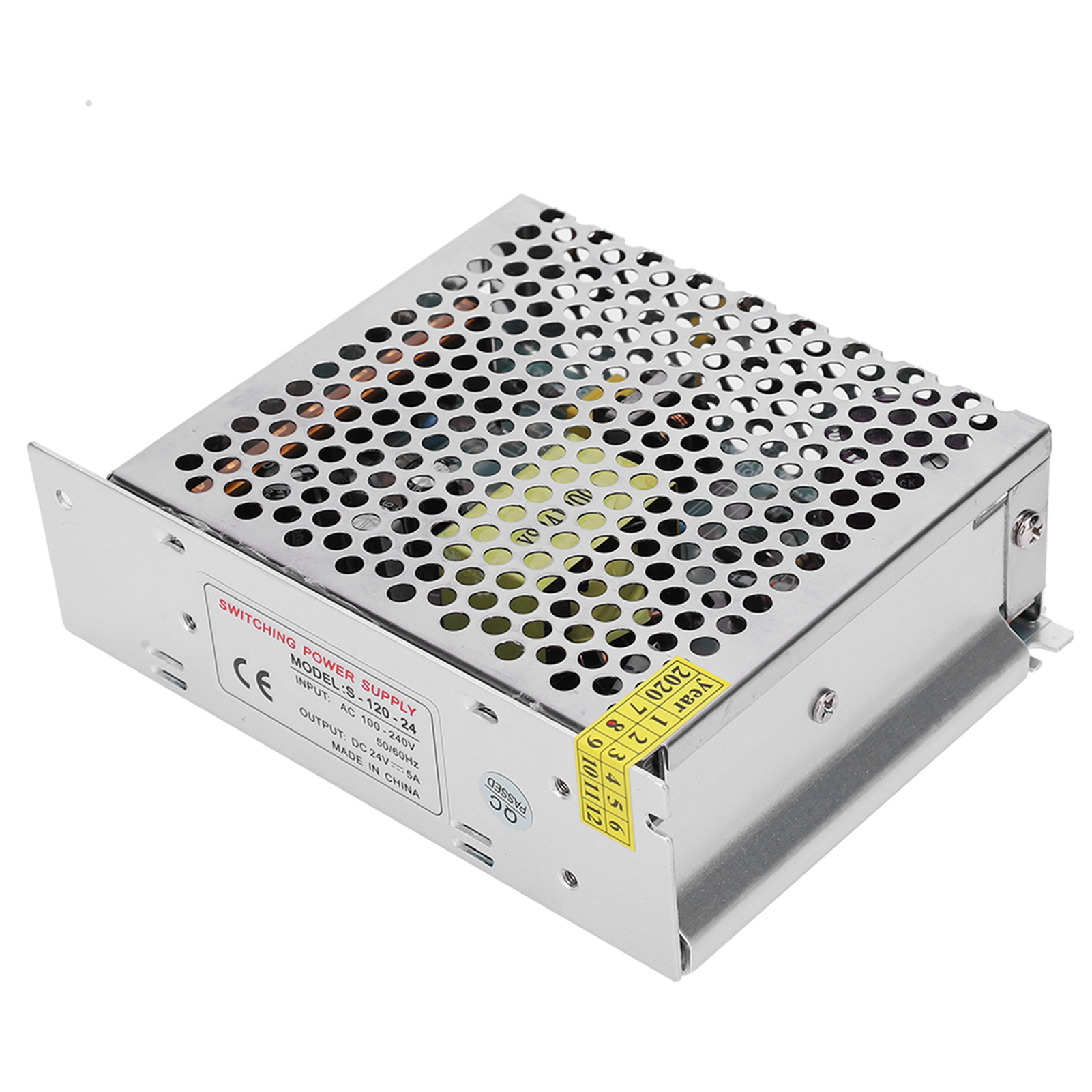 Schalter Netzteil Treiberadapter Aluminiumlegierung Dc24v Led-bildschirmstreifenleuchte 3d-drucker(s-120-24（24v 5a 120w）ac100-240v)