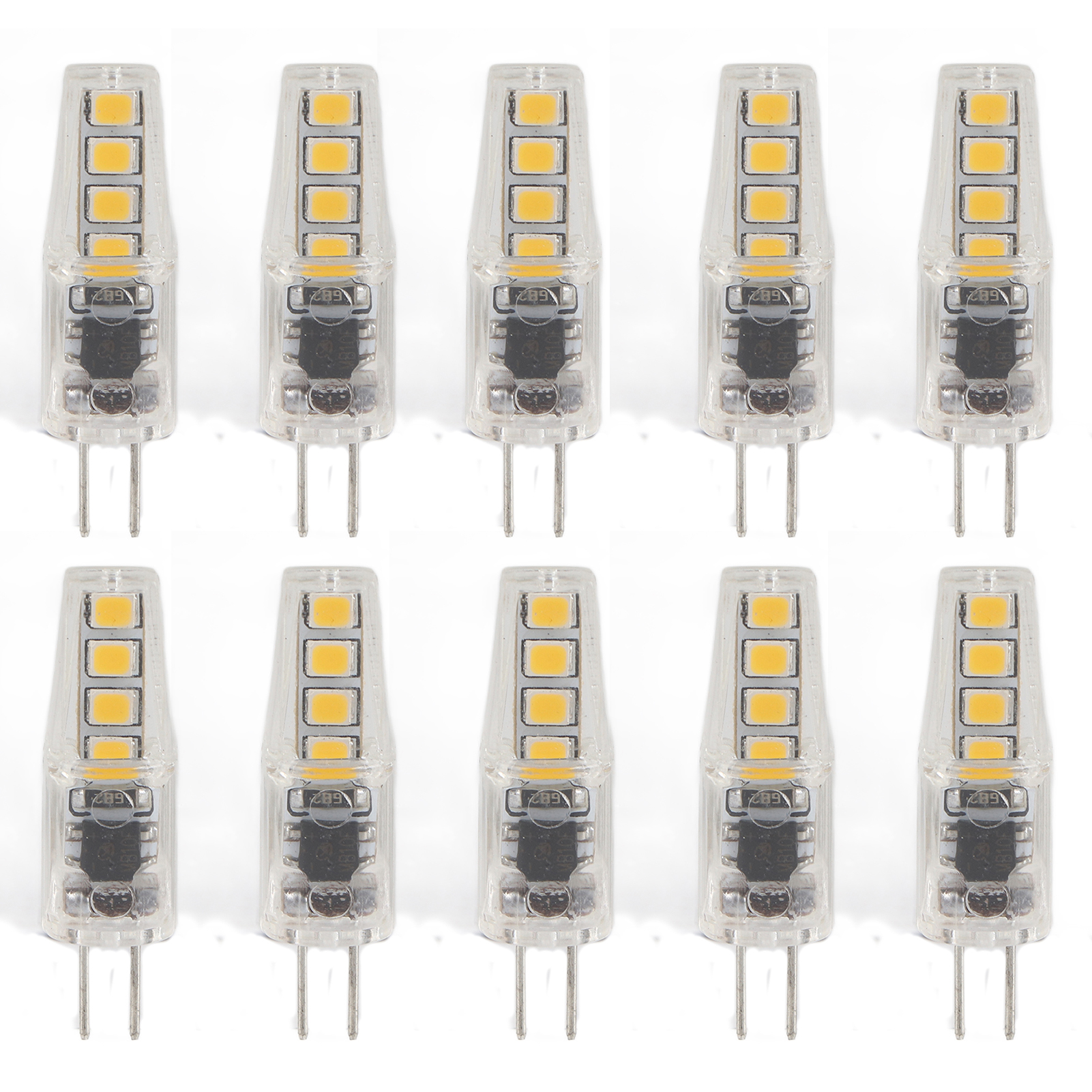 10 Stück G4 8led Licht 2835 Lampenchips 2 W 360 Winkel Pc-glühbirne Für Home Office 220 V