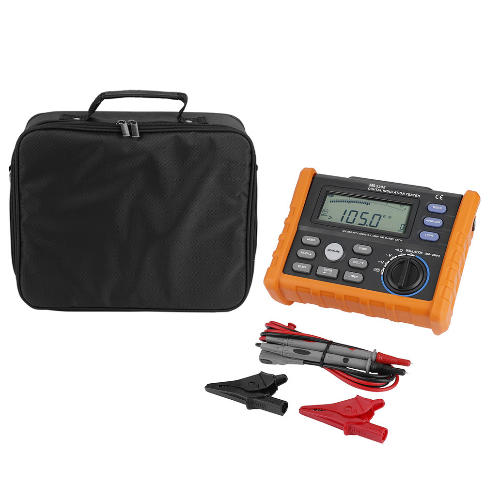 Automatische Berechnung Von Pi Mit 250v-2500v-isolationswiderstandsmesser Tester Digital Für Die Verwendung Von Dc-wechselstromspannungstests