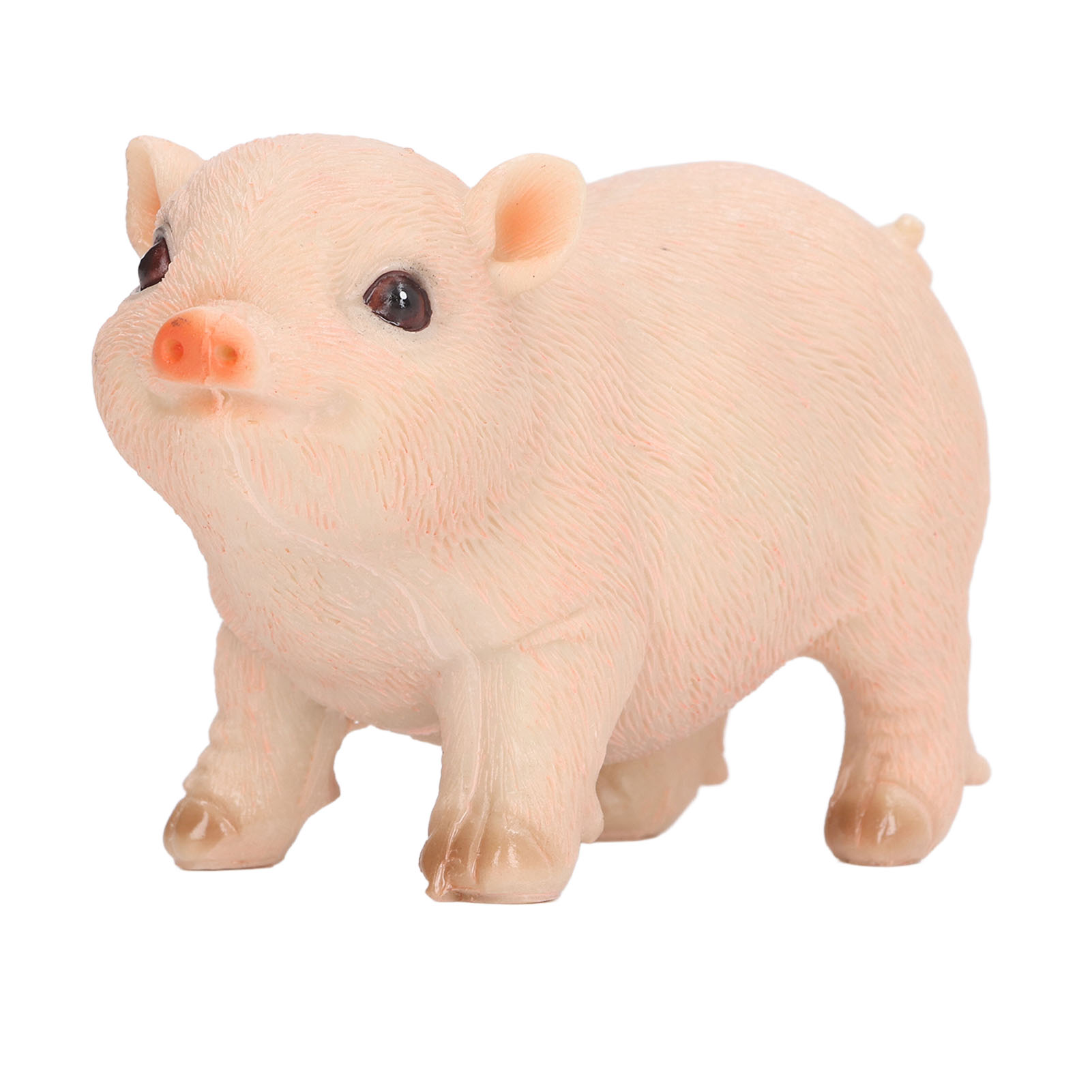 Niedliche Schwein-gartenstatue, Kunstharz, Tiere, Figur, Outdoor-skulptur, Rasen-ornament, Mini-rosa