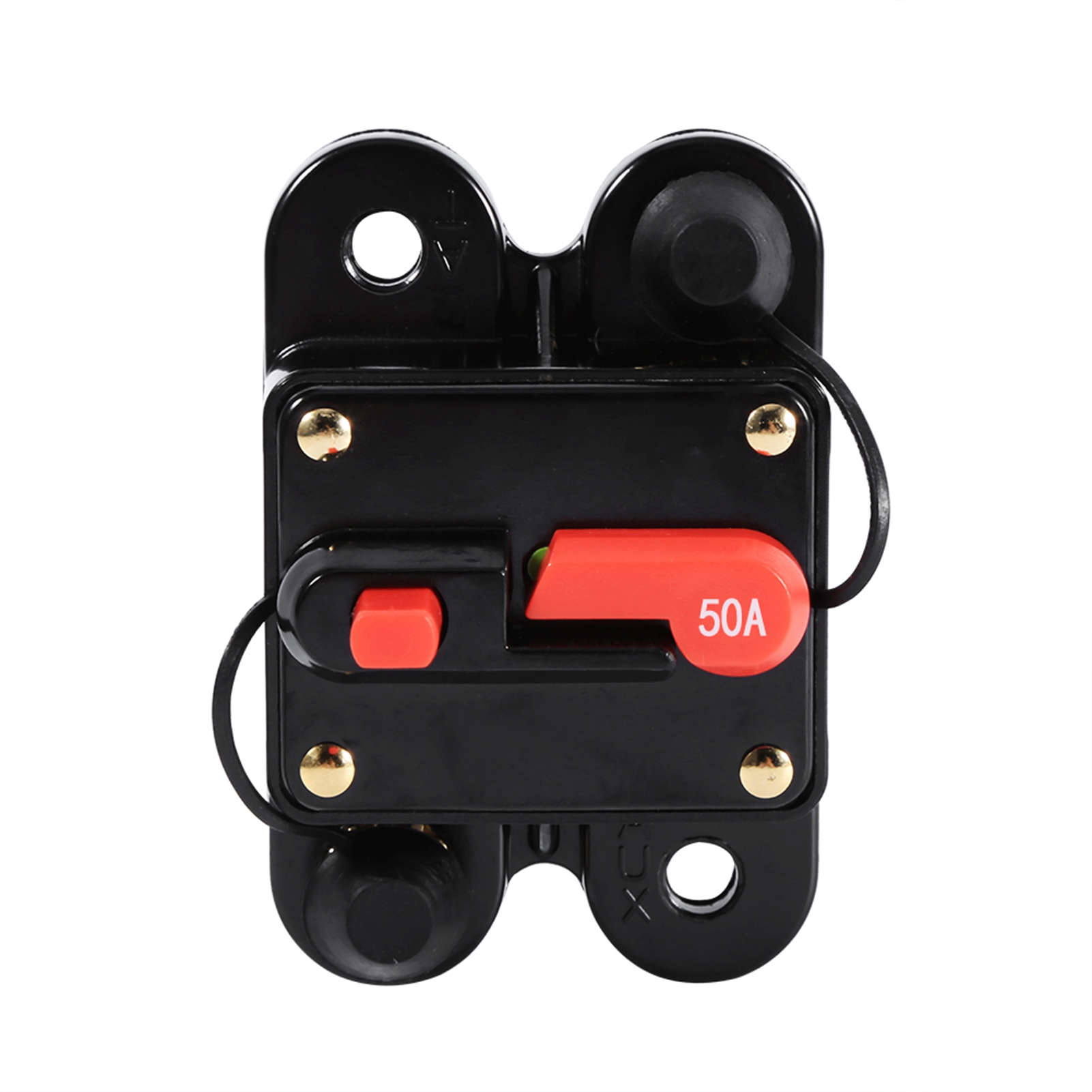 50amp -100amp Leistungsschalter Reset Sicherungshalter Auto Boot Sicherungshalter Wasserdicht 12-24v Neue 50a