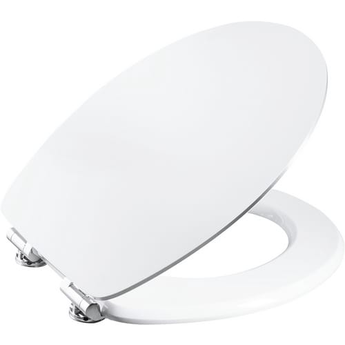 WELLWATER WC-Sitz »White Steel«, MDF, mit Absenkautomatik - weiss