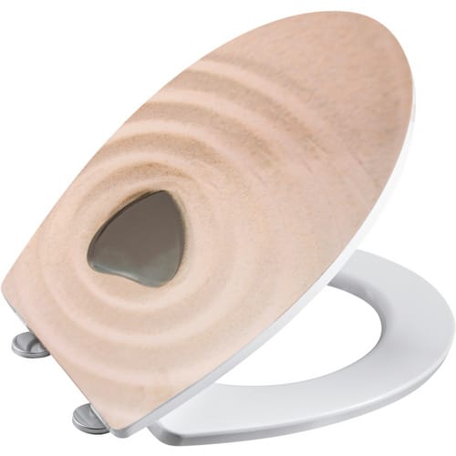 WELLWATER WC-Sitz »Relief Herz«, Duroplast Relief, mit Absenkautomatik - bunt